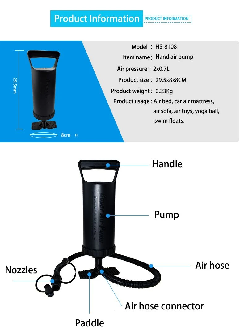 plastic hand pump for inflatables 06 plastic hand pump for inflatables 06
