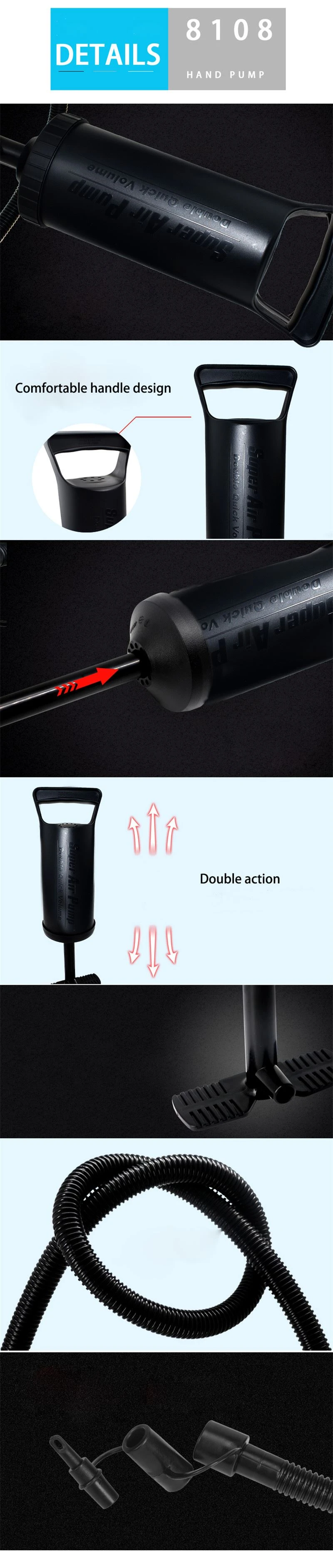 plastic hand pump for inflatables 07 plastic hand pump for inflatables 07